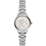 Ladies Silver The Classic Stainless Steel Burberry Watch Bu10108