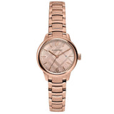 Ladies Rose Gold Swiss Stainless Steel Burberry Bracelet Watch Bu10116