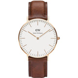 Daniel Wellington Mens Brown Classic St Mawes Watch Dw00100035