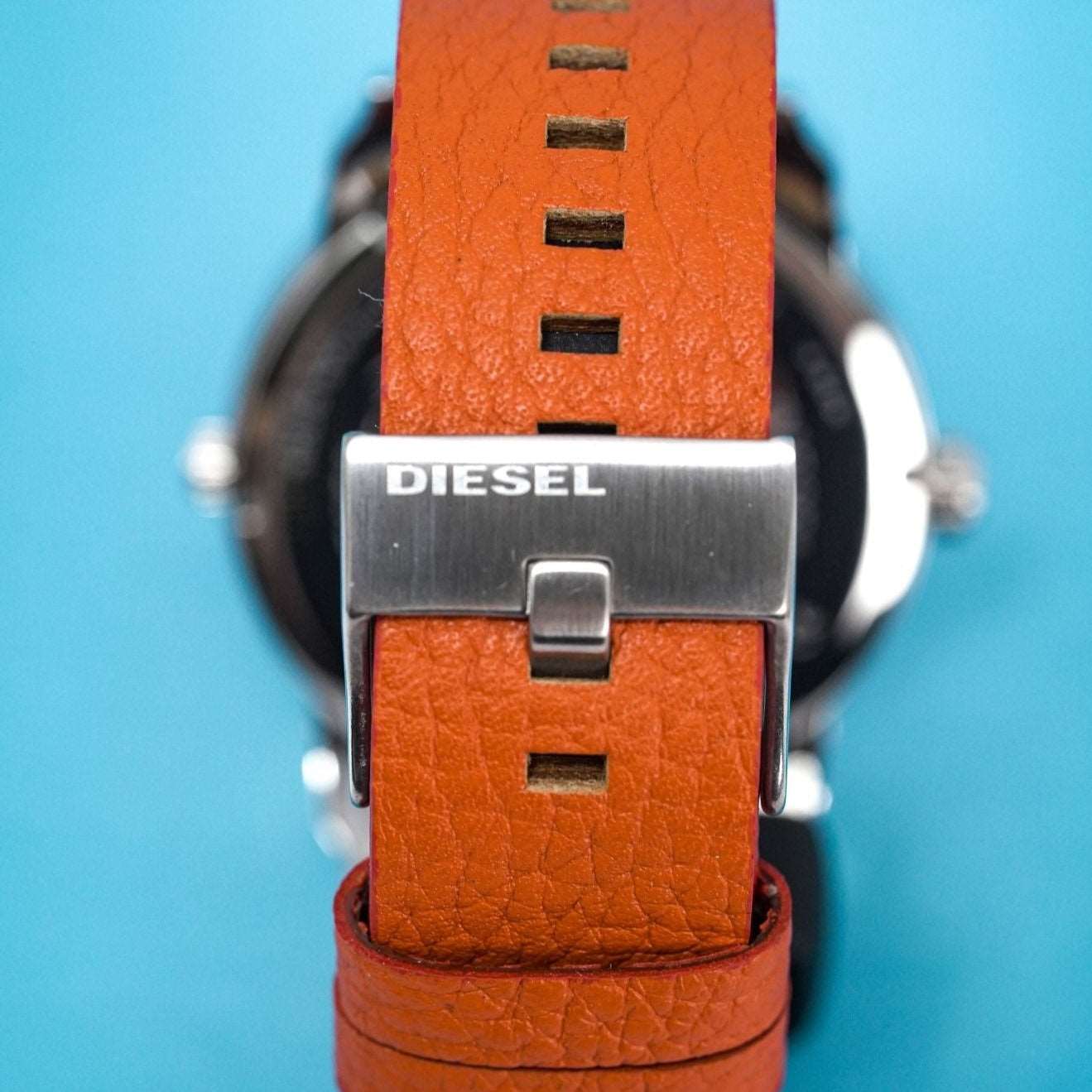 Diesel Dz7309 Men S Mini Daddy Silver Brown Watch