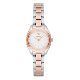 Emporio Armani Ar11029 Ladies Rose Gold Two Tone Watch