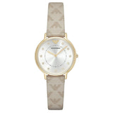 Emporio Armani Ar11042 Ladies Beige Watch