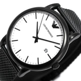 Emporio Armani Ar11046 Men S Luigi Black Pvd Watch