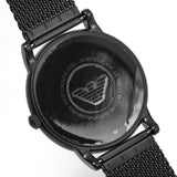 Emporio Armani Ar11046 Men S Luigi Black Pvd Watch