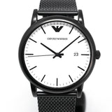 Emporio Armani Ar11046 Men S Luigi Black Pvd Watch