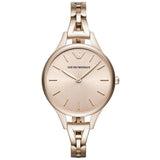 Emporio Armani Ar11055 Ladies Aurora Rose Gold Watch