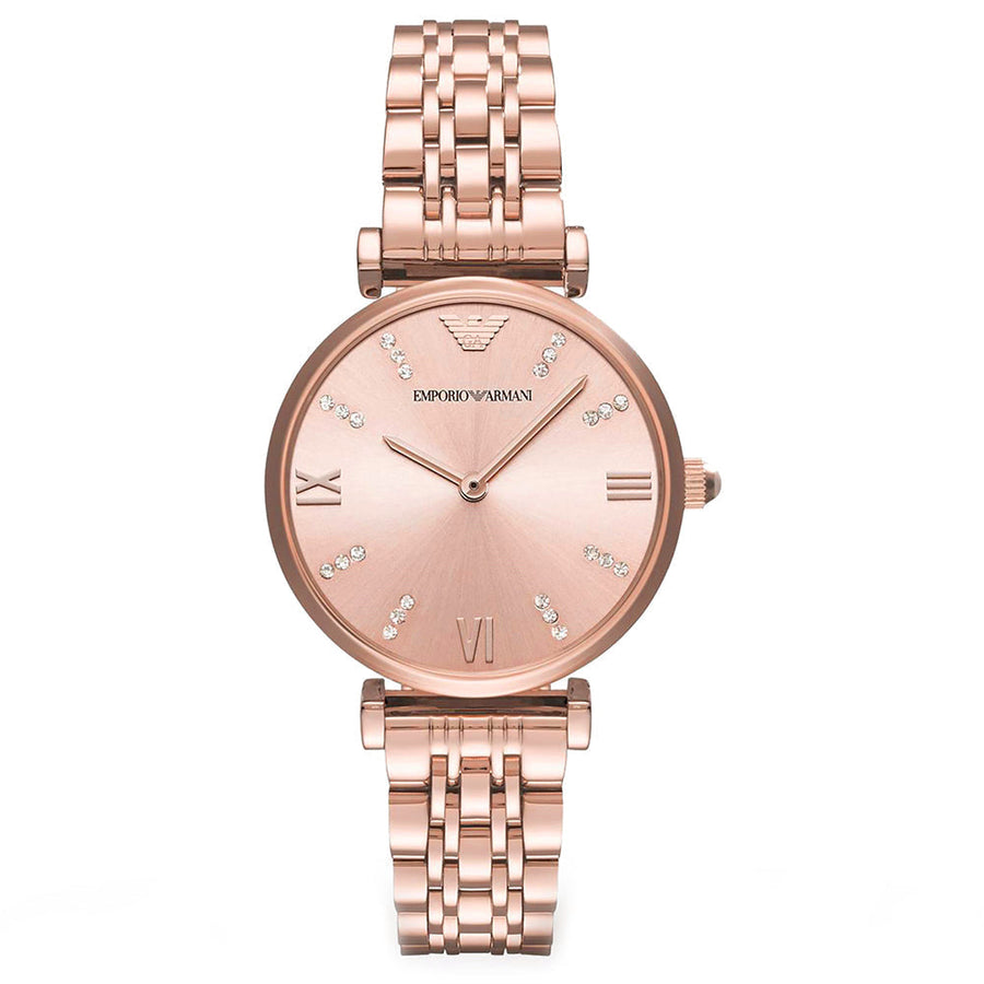 Emporio Armani Ar11059 Ladies Rose Gold Watch