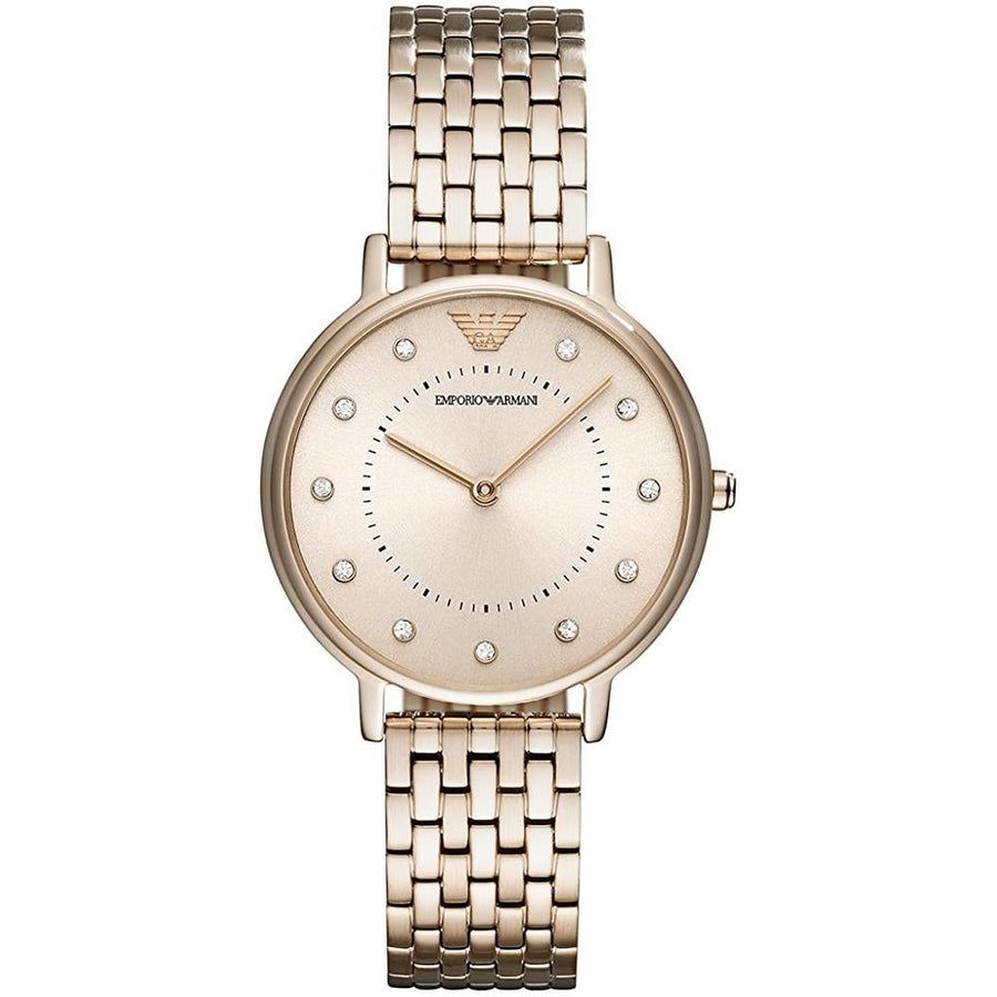 Emporio Armani Ar11062 Ladies Rose Gold Watch