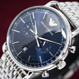 Emporio Armani Ar11238 Men S Aviator Chronograph Watch