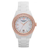 Emporio Armani Ar1472 Ladies Ceramic White Watch