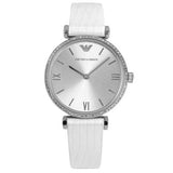 Emporio Armani Ar1680 Ladies White Watch