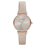 Emporio Armani Ar1681 Ladies Rose Gold Cream Watch