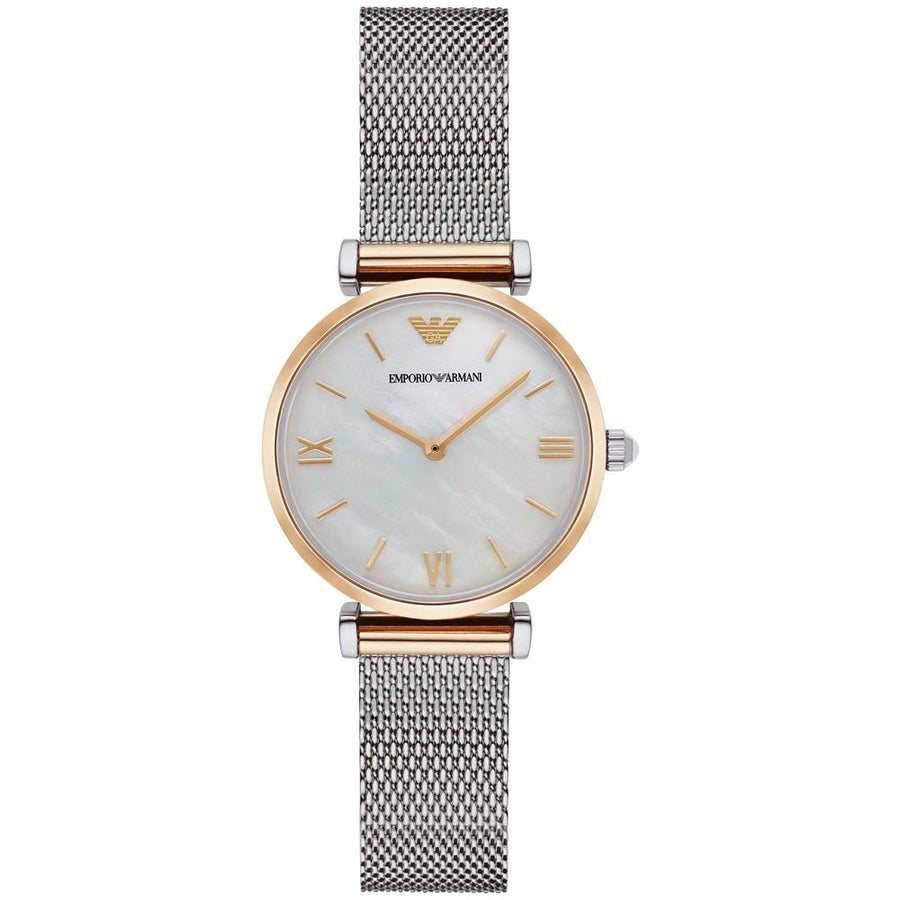Emporio Armani Ar2068 Ladies Mother Of Pearl Watch