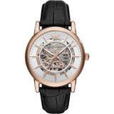 Emporio Armani Ar60007 Men S Skeleton Black Watch