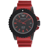 Emporio Armani Ar6101 Men S Sportivo Red Watch