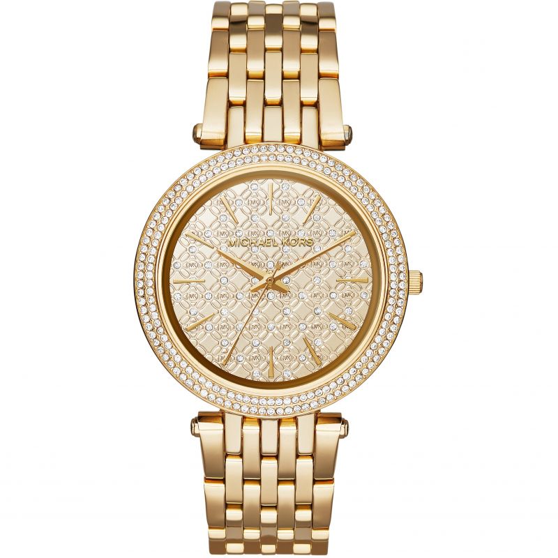 Michael Kors Mk3398 Ladies Darci Yellow Gold Watch