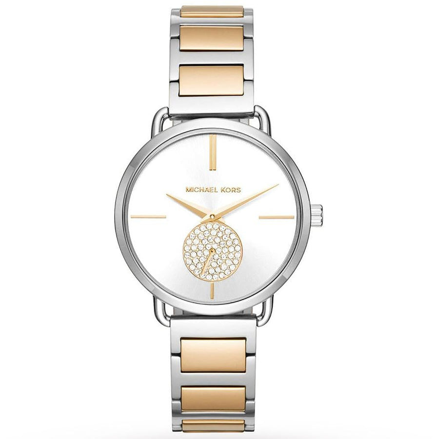 Michael Kors Mk3679 Ladies Portia Two Tone Watch