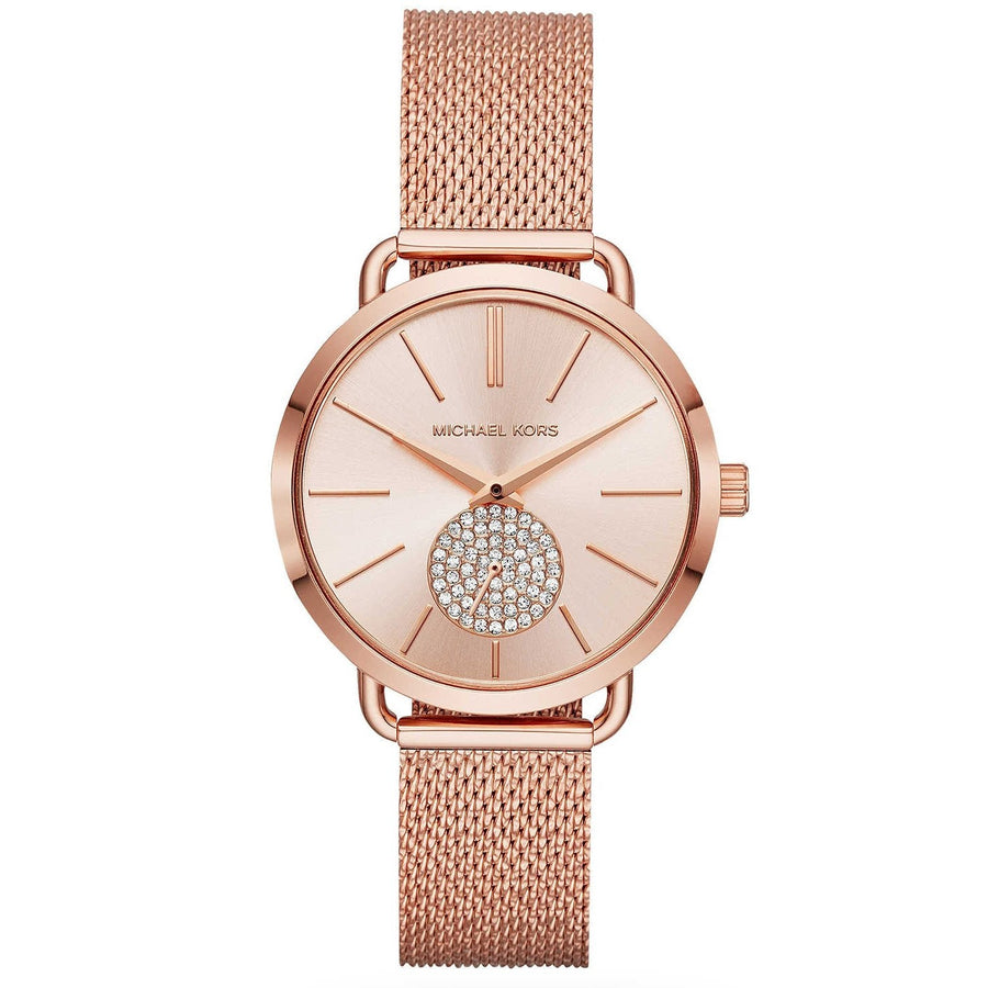 Michael Kors Mk3845 Ladies Portia Rose Gold Watch