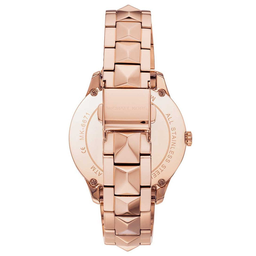 Michael Kors Mk6671 Ladies Rose Gold Runway Mercer