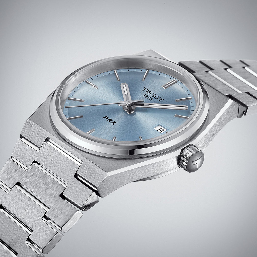 Tissot Prx 35mm Unisex Light Blue Watch T1372101135100