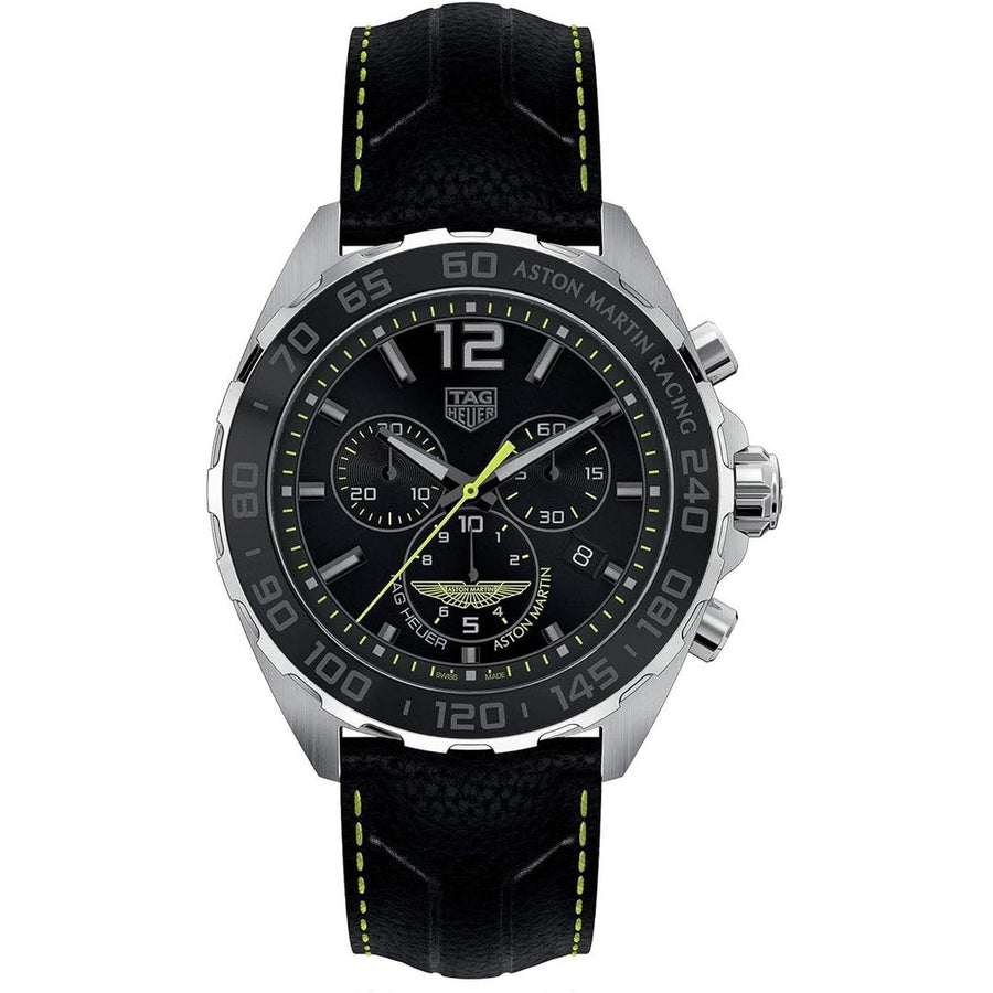 Tag Heuer Formula 1 Aston Martin Red Bull Racing Special Edition Quartz Chronograph 43mm Mens Watch Stainless Steel Case With Blue Textile Strap Blue Dial