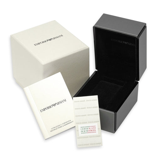 Emporio Armani Ar11069 Men S Automatic Luigi Silver Watch