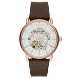 Emporio Armani Ar60027 Men S Automatic Meccanico Skeleton Watch