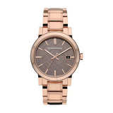 Burberry Ladies Watch The City Rose Gold Pvd Bu9005
