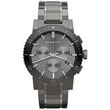 Burberry Mens Watch Chronograph The City Gunmetal Grey Bu9381