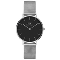 Daniel Wellington Ladies Silver Petite Stirling Watch Dw00100162