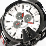Diesel Dz4512 Men S Chronograph Mega Chief Black Grey Watch