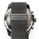 Diesel Dz4527 Men S Chronograph Mega Chief Gunmetal Mesh Watch