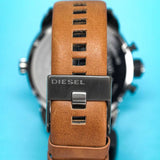Diesel Dz7269 Men S Chronograph Little Daddy White Brown Watch