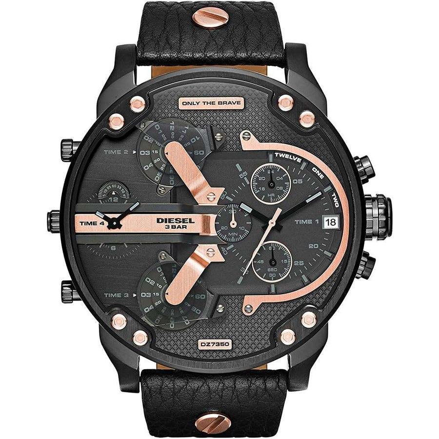 Diesel Dz7350 Men S Daddy 2 0 Black Chronograph Watch