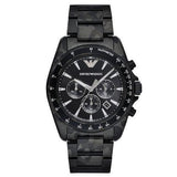 Emporio Armani Ar11027 Men S Sport Camo Black Chronograph