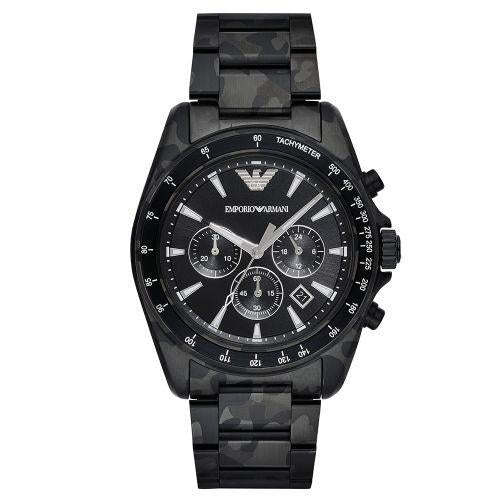 Emporio Armani Ar11027 Men S Sport Camo Black Chronograph