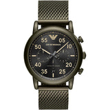 Emporio Armani Ar11115 Men S Sport Khaki Green Watch