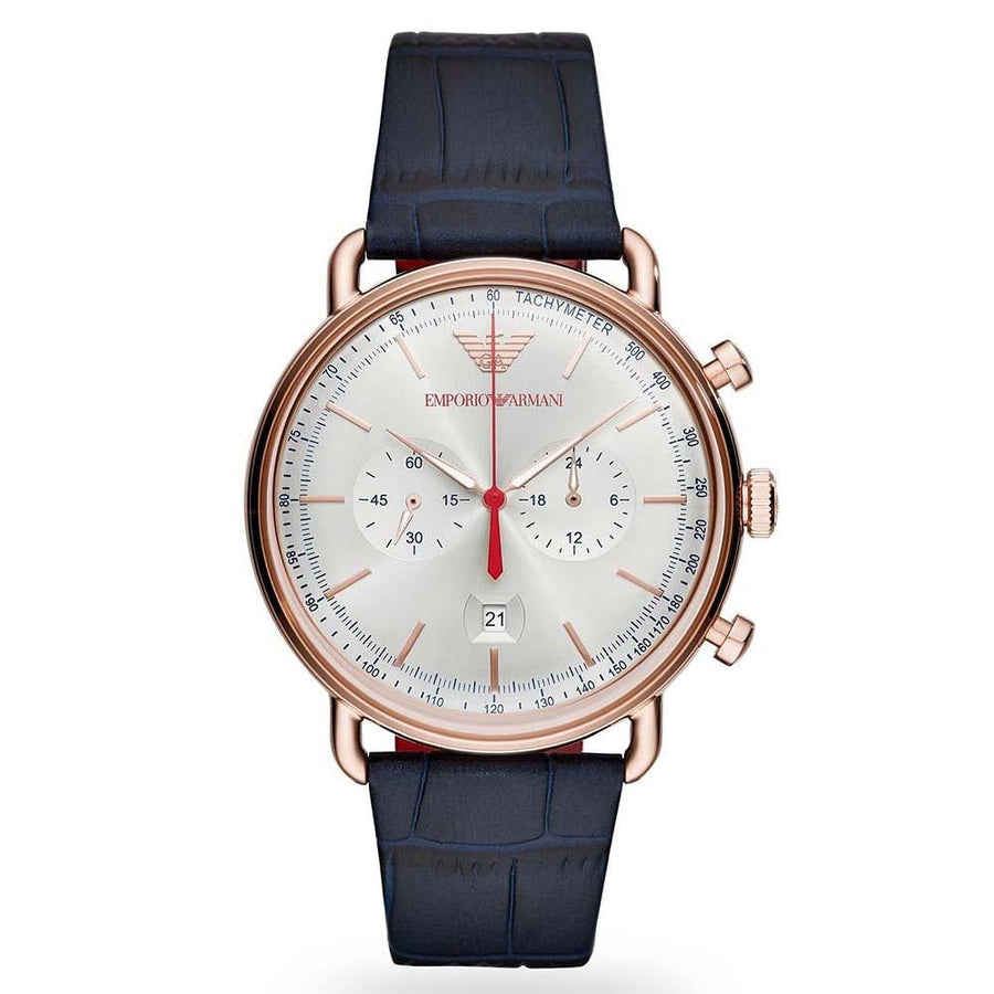 Emporio Armani Ar11123 Men S Blue Chronograph Watch