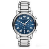 Emporio Armani Ar11132 Men S Luigi Silver Chronograph Watch