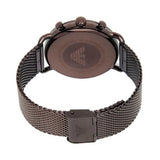 Emporio Armani Ar11169 Men S Aviator Brown Watch
