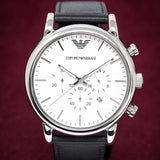 Emporio Armani Ar1807 Men S Luigi Chronograph Steel Watch
