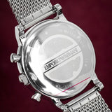 Emporio Armani Ar1808 Men S Luigi Chronograph Mesh Watch