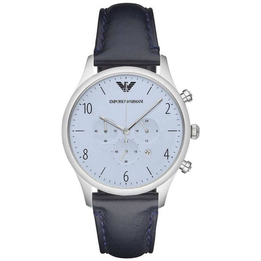 Emporio Armani Ar1889 Men S Chronograph Blue Watch