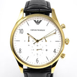 Emporio Armani Ar1892 Men S Chronograph Gold Pvd Watch