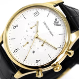 Emporio Armani Ar1892 Men S Chronograph Gold Pvd Watch
