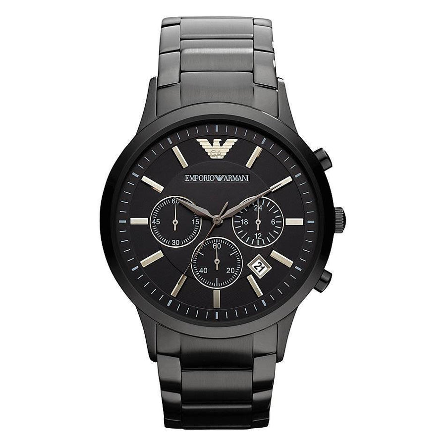 Emporio Armani Ar2453 Men S Black Chronograph Watch