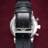 Emporio Armani Men S Ar0385 Chronograph Watch Black Watch