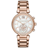 Michael Kors Mk6282 Ladies Sawyer Rose Gold Watch