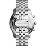 Michael Kors Mk8405 Men S Lexington Chronograph Silver Watch