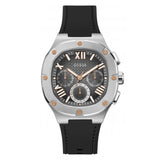 Guess Watches Gents Headline Stainless Steel Silver Watch Gw0571g1
